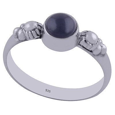 Black Onyx 925 Sterling Silver Ring - R3402116-62