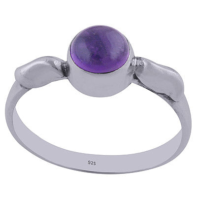 Amethyst 925 Sterling Silver Ring - R3402118-1
