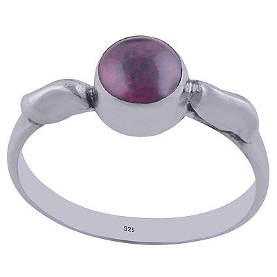 Garnet 925 Sterling Silver Ring - R3402118-10