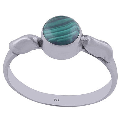 Malachite 925 Sterling Silver Ring - R3402118-39
