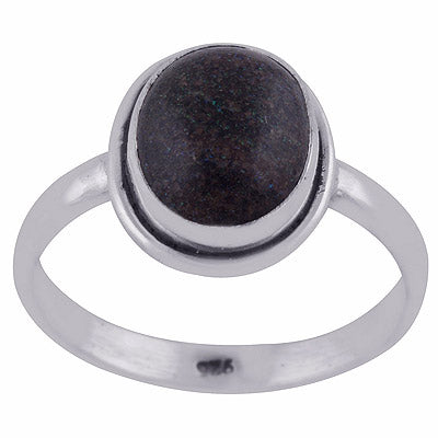 Matrix Black Opal 925 Sterling Silver Ring - R3402199-1