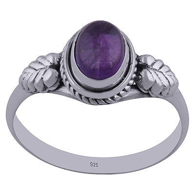 Amethyst 925 Sterling Silver Ring - R3402281-57