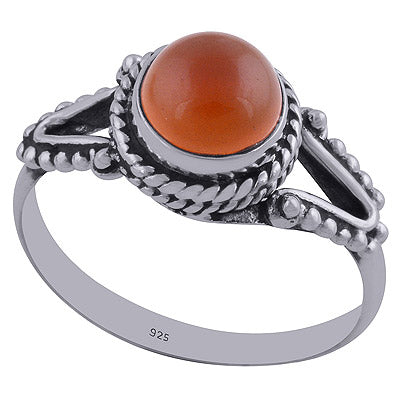 Carnelian 925 Sterling Silver Ring - R3402326-25