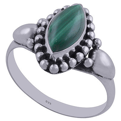 Malachite 925 Sterling Silver Ring - R3402363-32
