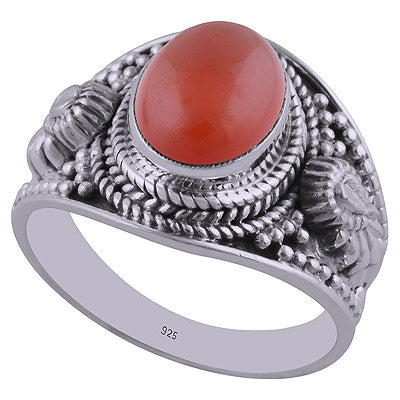 Carnelian 925 Sterling Silver Ring - R3402395-39