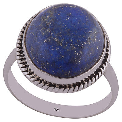 Lapis 925 Sterling Silver Ring - R3402406-6