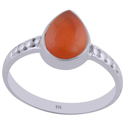 Carnelian 925 Sterling Silver Ring - R3402499-22