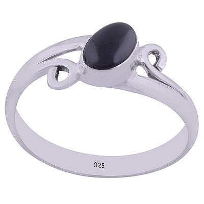 Black Onyx 925 Sterling Silver Ring - R3402507-92