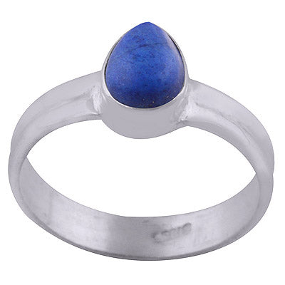 Lapis 925 Sterling Silver Ring - R3402512-65