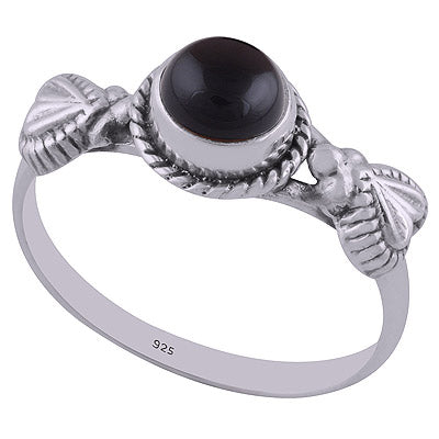 Black Onyx 925 Sterling Silver Ring - R3402550-32