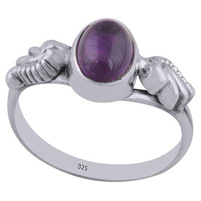 Amethyst 925 Sterling Silver Ring - R3402557-1
