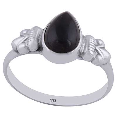 Black Onyx 925 Sterling Silver Ring - R3402563-28