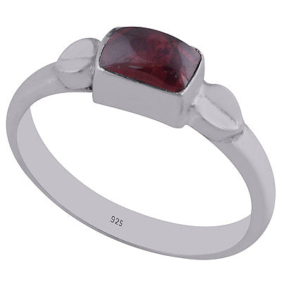 Garnet 925 Sterling Silver Ring - R3402704-2