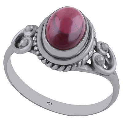 Garnet 925 Sterling Silver Ring - R3402758-2