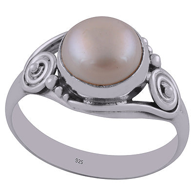 Pearl 925 Sterling Silver Ring - R3402817-10