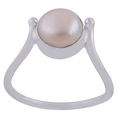 Pearl 925 Sterling Silver Ring - R3402821-11