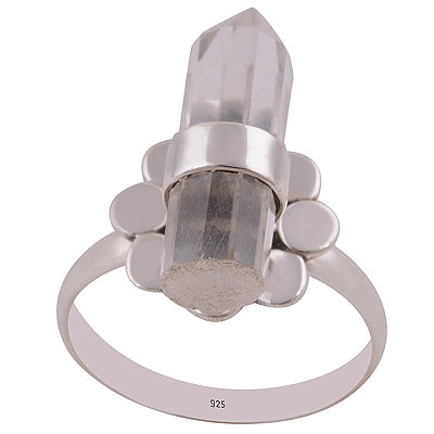 Crystal 925 Sterling Silver Ring - R3402838-8