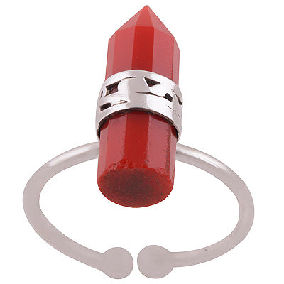 Coral 925 Sterling Silver Ring - R3402842-12