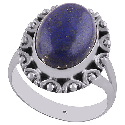 Lapis 925 Sterling Silver Rings - R3402852-5