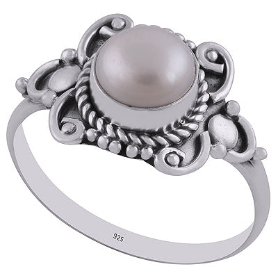 Pearl 925 Sterling Silver Rings - R3402860-13