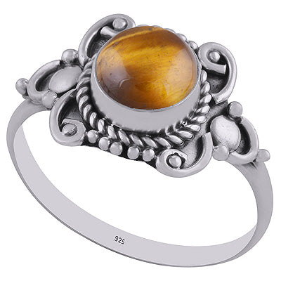 Tiger's Eye 925 Sterling Silver Rings - R3402860-9
