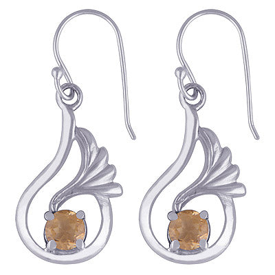 925 Sterling Silver Citrine Earrings - R3500807-32