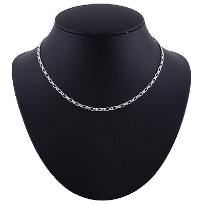 925 Sterling Silver Plain Silver Chain - R4400200-28