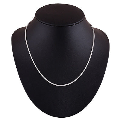 Plain 925 Sterling Solid Silver Chain (FOX-1.3) - R4400430-1