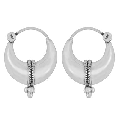 Handmade Rawa Design Bali 925 Sterling Solid Silver Silver Earrings - R4600280-1