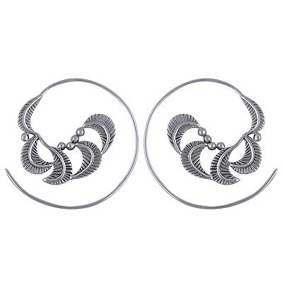 925 Sterling Silver Plain Earrings - R4600870-1