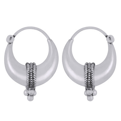 Handmade Rawa Design Bali 925 Sterling Solid Silver Silver Earrings - R4600977-1