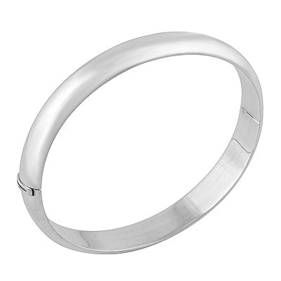 Stunning Bold Bracelet Plain 925 Sterling Solid Silver Bangles - R4700264-1