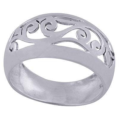Plain 925 Sterling Silver Ring - R5600110-59
