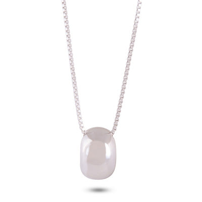 Beautiful Handcrafted Plain 925 Sterling Solid Silver Necklaces - R5800115-1