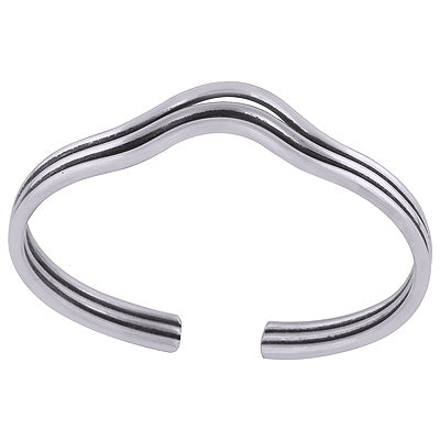Beautiful Oxidised 925 Sterling Solid Silver Bangle - R7100011-5