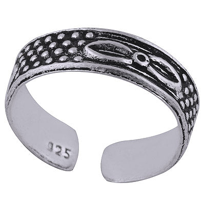 925 STERLING SILVER PLAIN TOE RING - R7800138-1