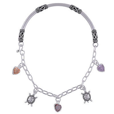 925 STERLING SILVER CUBIC ZIRCONIA BRACELET - R900003-13