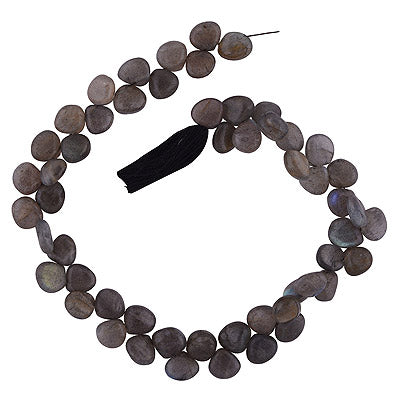 23.1gram Labradorite Heart Shape Semi Precious Cabochon Gemstone Beads - RI30870007-4
