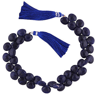 33.1gram Sodalite Heart Shape Semi Precious Cut Gemstone Beads - RI30880015-3