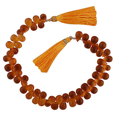 37.4gram Quartz Teardrops Shape Semi Precious Cut Gemstone Beads - RI30880046-5