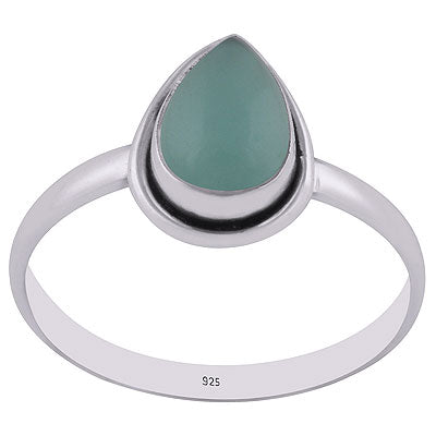 Aqua Chalcedony Ring - RN100040-10