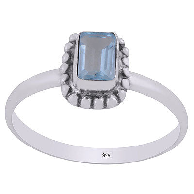 Blue Topaz Ring - RN100129-6