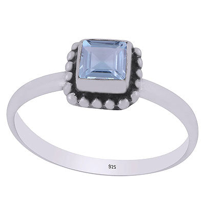 Blue Topaz Ring - RN100131-6