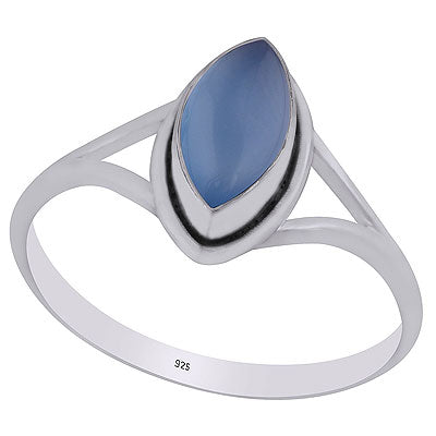 Blue Chalcedony Ring - RN100168-9