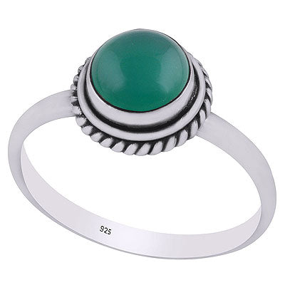 Green Onyx Ring - RN100188-8