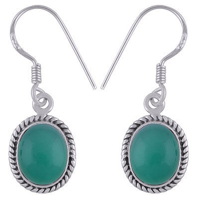Green Onyx Earrings - RN200054-8