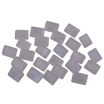 25 Pc Octagon Natural Rainbow Moonstone Standard Quality Cut Gemstones (mm size) Lot - RS30600677-11
