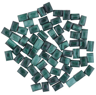 126 Pcs Octagon Natural Malachite Standard Quality Cabochon Gemstones (mm size) Lot - RS30801335-19
