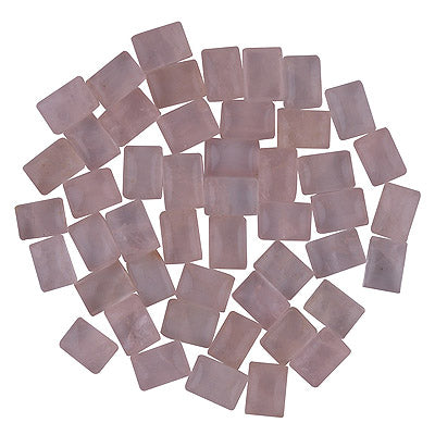 98 Pcs Octagon Natural Rose Quartz Standard Quality Cabochon Gemstones (mm size) Lot - RS30801336-20
