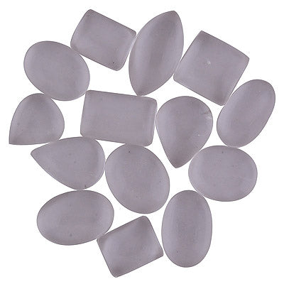 14 Pcs Natural Crystal Standard Quality Cabochon Gemstones Free Size Lot - RS30900184-18